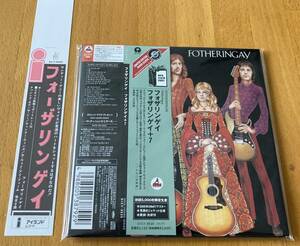 フォザリンゲイ【Fotheringay】紙ジャケ limited edition papersleeve 紙ジャケット サンディ・デニー トラッド・フォーク 復刻帯 CD