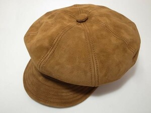 [ free shipping prompt decision ]New York Hat New York Hat NewYorkHat USA made Suede Spitfire suede leather made leather material Casquette Rust XL new goods American made 