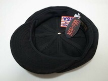 【送料無料 即決】New York HatニューヨークハットNewYorkHat USA製 Wool Spitfire ウール素材 キャスケット黒 ブラック L 新品 アメリカ製_画像5