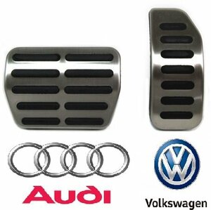 【M's】 VW Polo6R/9N AUDI A1 純正 ATペダルセット ステンレス製 251122 フォルクスワーゲン アウディ アクセル ブレーキ ペダル 2点