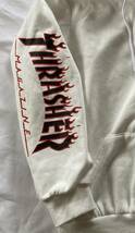 THRASHER スラッシャー パーカー スペードロゴ タグ サイズ XL ヴィンテージ 90s_画像5