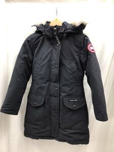 CANADA GOOSE カナダグース ダウンジャケット コート ネイビー レディース XSサイズ SS-900462