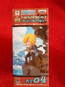  One-piece WCF world collectable Sanji figure Mini me Lee number ATTACKwa-kore[ outer box dent have. ]