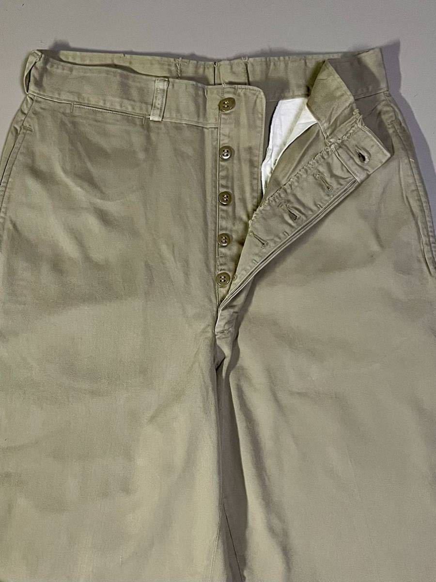 再×14入荷 50s US Military Twill Pants Size W30L31 | reumareica.com