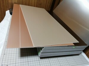 保護材付き 美品 プリント配線板用 片面 銅張積層板 15.6kg 1.5×245×510 実質33枚