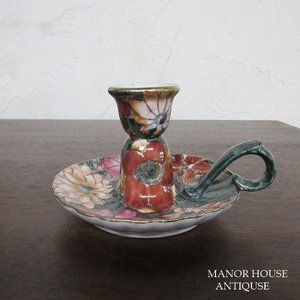  England Vintage miscellaneous goods in stock candle holder . pcs hand paint Britain interiorgoods 1829sb