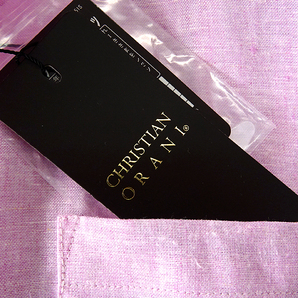 新品 クリスチャンオラーニ イタリア製生地 MONTI リネン シャンブレー シャツ M ピンク 【I59656】 CHRISTIAN ORANI 春夏 メンズ サマーの画像6