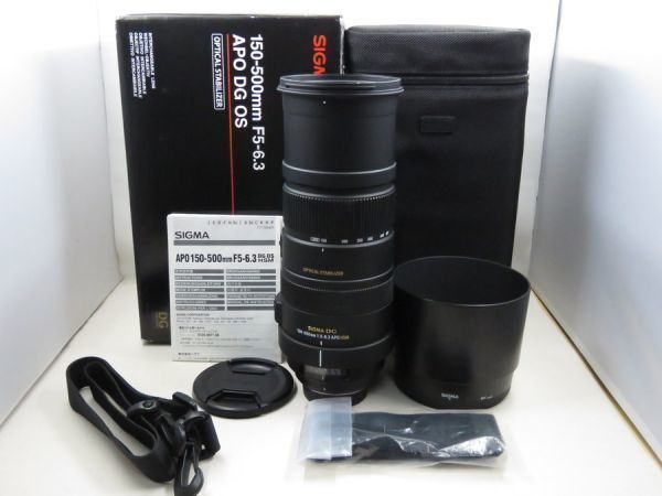 SIGMA 150-500mm F5-6.3 Canon 付属品多数 #2-