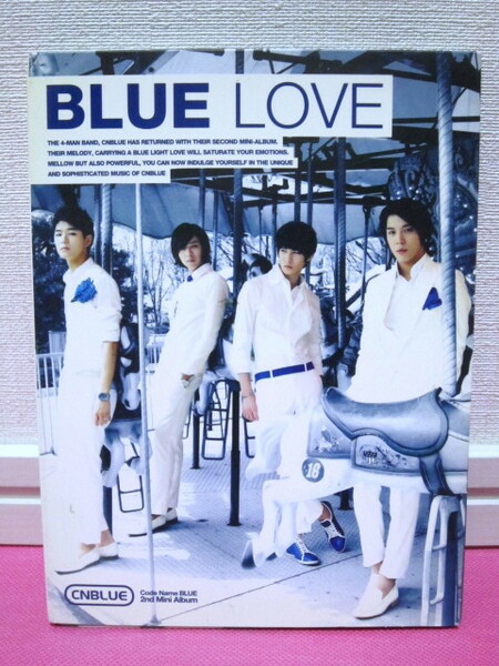 K-POP♪ CNBLUE シーエヌブルー 2nd Mini Album「Bluelove」韓国盤CD／廃盤！ディスク傷無し！ジャケット汚れ有り！②