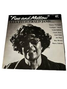 【ライナー】LP エラ・フィッツジェラルド・ジャム ファイン・アンド・メロウ ELLA FITZGER JAMS FINE AND MELLOW