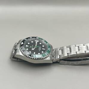 SEIKO MOD NH35 カスタム ４０ｍｍ ダイバーズ 手巻き 自動巻 裏スケ スプライト イナズマ（秒針変更可能）ゴールドローターの画像7