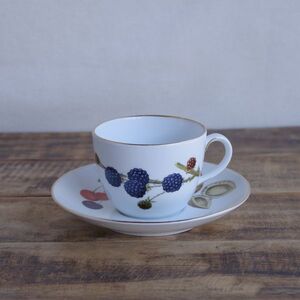 ロイヤルウースター ワイルドハーベスト コーヒーカップ ソーサー Royal Worcester Wild Harvest #230222-1~5 イギリス ヴィンテージ 食器