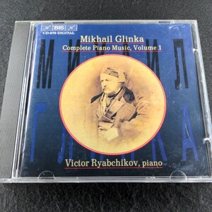 44-24【輸入】Glinka: Complete Piano Music, Vol. 1 Victor Ryabchikov グリンカ：ピアノ作品集　Vol・1 ヴィクトル・リャプチコフ（P）