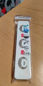 コンビセット Pompoms ハリネズミ 抗菌 お箸セット スプーンセット カトラリーセット 弁当用箸 携帯用箸 音が鳴らない 新品・未開封・即決