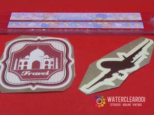 □■29308-HS■□[RETROVINTAGE-STICKER＊LABELS] 2pieces