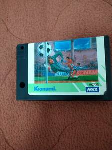 「コナミのサッカーb」MSX ROMのみ コナミ