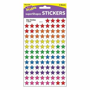 TREND トレンド Stickers Star Smiles ごほうびシール ニコニコ　星 ごほうび ８００枚パック [T46079]