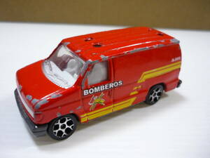 [管00]【送料無料】ミニカー 1/63 No.270/271 フォード エコノライン FORD ECONOLINE レッド車 マジョレット majorette 車 ミニチュア