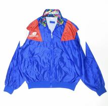 【アパレル】☆美品☆ NEW BALANCE ニューバランス ナイロンジャケット Oサイズ 90s トラックジャケット 日本製 ジャージ ビンテージ希少_画像1