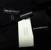 【アパレル】☆未使用タグ付き☆ エンポリオアルマーニ EMPORIO ARMANI ワンピース シルク100％ 絹 黒 ブラック ドレス フォーマル_画像9