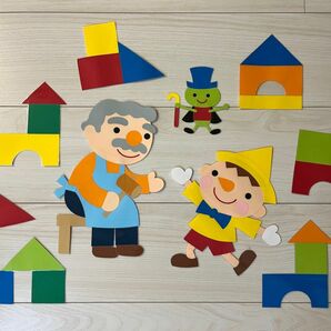 ピノキオ壁面 壁面飾り 幼稚園 保育園