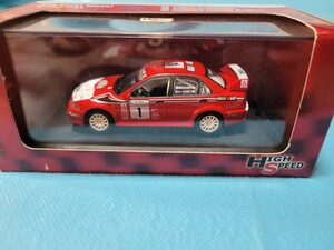 新品未展示　HIGH SPEED MITSUBISHI LANCER EVOLUTION Ⅵ(WRC) 1/43