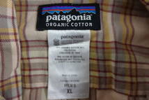 34W パタゴニア patagonia 長袖チェックシャツ オーガニックコットン ポリ混【MENS　XL】_画像3