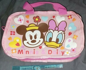  scratch equipped out of print Tokyo Disney resort Minnie Mouse daisy Duck lunch bag pouch Hsu red a width some 20cm length some 14.5cm TDR scratch equipped 