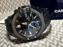 新品 カシオ CASIO 正規品 腕時計 エディフィス EDIFICE 腕時計 Bluetooth クロノグラフ スマートフォンリンク 腕時計 アナデジ ブラック_画像8