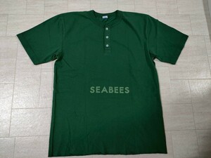 サイズ：L　未使用品　 68&BROTHERS シックスティエイトアンドブラザーズ 半袖Tシャツ 　抜染プリント　ヘンリーネックTシャツ