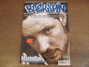 2303MK●ドイツ洋雑誌「BACKSPIN」24/2000.10-11●Maximilian/DJ Muggs/GZA/ヒップホップ/グラフィティーアート/ストリートカルチャー