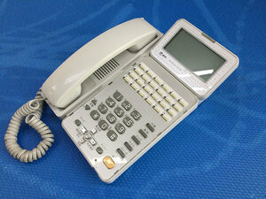 NTT αGX 24 button bus standard telephone machine ( white ) GX-(24)BTEL-(2)(W) reuse corner used business phone ( control number 763) * with guarantee * Honshu free shipping *