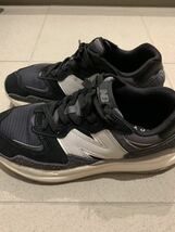 NEW BALANCE ニューバランス M5740PS 57/40 スニーカー 27cm ブラック　スエード 厚底　_画像2