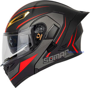 高品質SOMAN フルフェイスヘルメット ジェットヘルメット 14色UVカッ トフリップアップヘルメット男女兼用