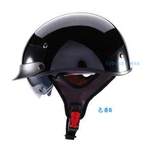 バイク ヘルメット半帽 レトロ ヘルメット バイク 大きいサイズ ヘルメット オートバイヘルメットUV 4色サイズ選択ホワイトの画像4