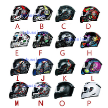 システムヘルメット フルフェイスヘルメットJK 　ダブルシールド シールド付き色選択可A_画像3