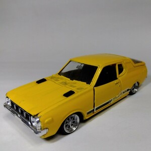  rare! Diapet made * Nissan Cherry FⅡ1400 coupe * yellow * Speedster MkⅢ* custom * custom minicar * out of print goods * that time thing * Showa era.