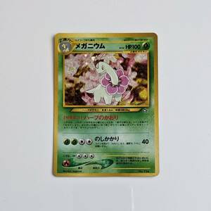 中古 傷みあり 旧裏面 旧裏 ポケモンカード メガニウム HP100 LV.54 NO.154 ポケカ キラ pokemon cards JAPANESE holo キラ ホロ Meganium