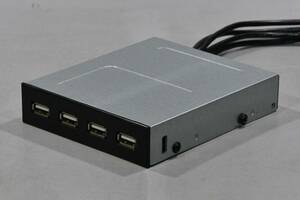 動作保証★3.5インチベイ内蔵 USB2.0 4PORT フロントパネル★942