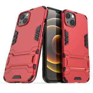 在庫処分 赤 送料無料 iPhone14 ケース 衝撃吸収 レッド カバー アイフォーン サーティーン 本体保護 画面割れにくい 破損にくい