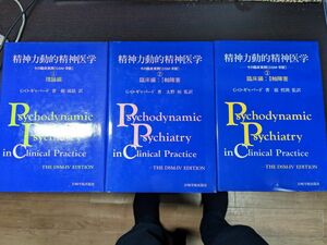 精神力動的精神医学 ①理論編②臨床編:Ⅰ軸③臨床編:Ⅱ軸 揃い