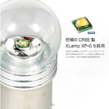 【CREE製5W】 TT系 サンバートラック [H11.2-H24.4] ナンバー灯 G18（BA15s） CREE LED 5W 2個セット_画像2