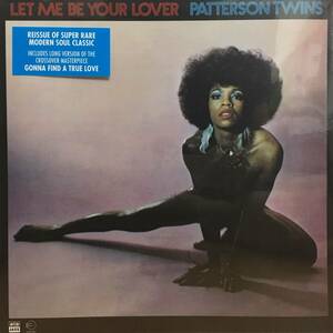  new goods LP Patterson Twins - Let Me Be Your Lover * organ bar Sabar Via free soul record muro kiyo koco funk45 rare glue vu