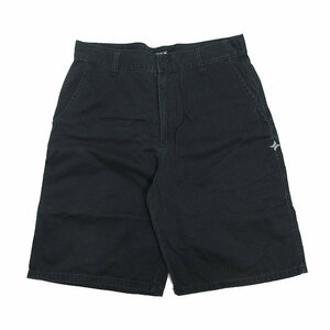 k# Harley /Hurley хлопок chino шорты / шорты [32] чёрный /MENS#49[ б/у ]