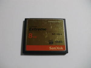 8GB SanDisk EXTREME UDMA CF card format ending memory card CompactFlash card 