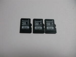 3枚セット　16GB　Panasonic　microSDHCカード　フォーマット済み　microSDカード　メモリーカード