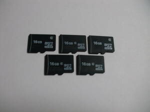 5枚セット　16GB　microSDHCカード　class2　フォーマット済み　microSDカード メモリーカード
