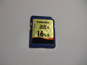 シールに気泡有り　16GB　KINGMAX　SDHCカード　フォーマット済み　メモリーカード　SDカード