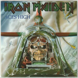 未使用新品　IRON MAIDEN　アイアン・メイデン　Aces High　2014年 再発限定盤 7”シングルレコード　（EU盤）