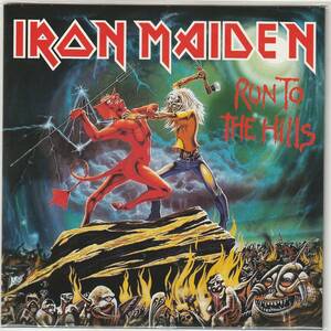 未使用新品　IRON MAIDEN　アイアン・メイデン　Run To The Hills　2014年 再発限定盤 7”シングルレコード　（EU盤）